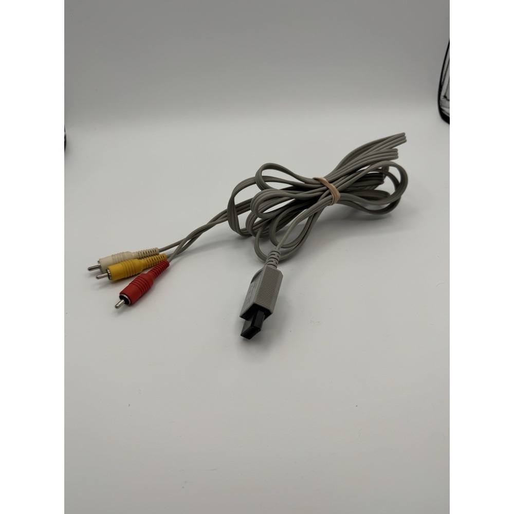 Nintendo Wii AV RCA Audio Video Composite Cable TV Connecting Cord OEM RVL-009